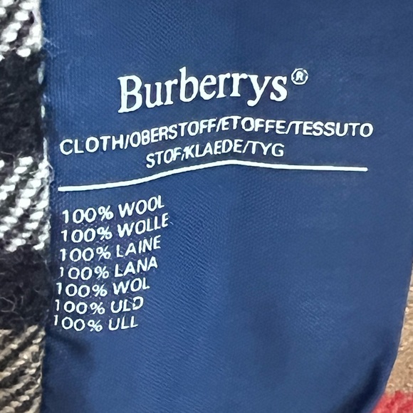 Burberry!! Rare Vintage Authentic Trench with removable wool lining size 8P - Picture 9 of 16